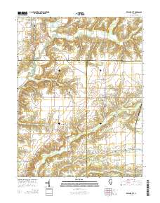 Beecher City 2015 topographic map thumbnail