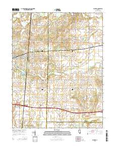 Bluford 2015 topographic map thumbnail