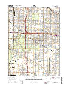 Calumet City 2015 topographic map thumbnail