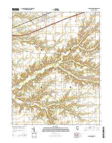Brownstown 2015 topographic map thumbnail
