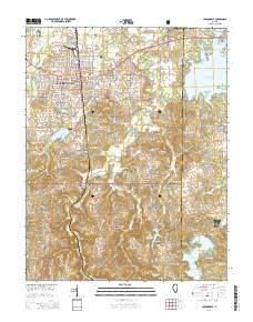 Carbondale 2015 topographic map thumbnail