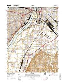Cahokia 2015 topographic map thumbnail