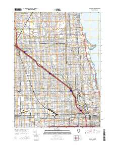 Chicago Loop 2015 topographic map thumbnail