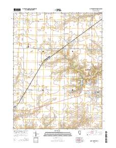 Carthage West 2015 topographic map thumbnail