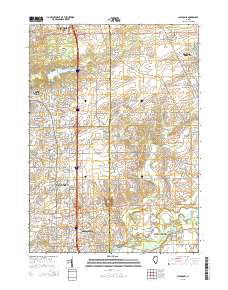 Caledonia 2015 topographic map thumbnail