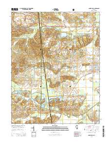 Carrier Mills 2015 topographic map thumbnail