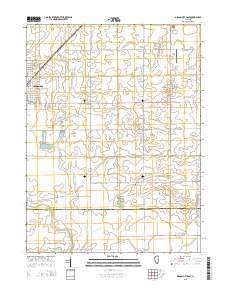 Gibson City East 2015 topographic map thumbnail