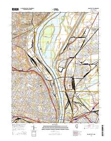 Granite City 2015 topographic map thumbnail