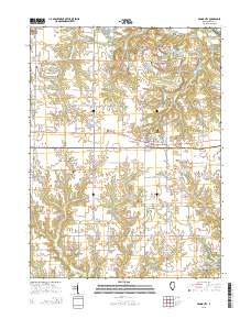 Hanna City 2015 topographic map thumbnail
