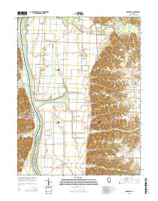 Kampsville 2015 topographic map thumbnail