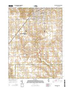 Kewanee South 2015 topographic map thumbnail