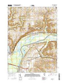Depue 2015 topographic map thumbnail