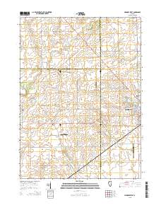 Mendota West 2015 topographic map thumbnail