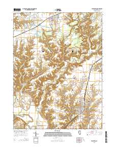 Lewistown 2015 topographic map thumbnail
