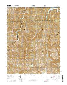 Makanda 2015 topographic map thumbnail