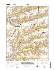 La Harpe 2015 topographic map thumbnail