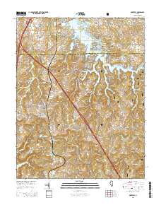 Goreville 2015 topographic map thumbnail