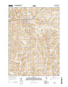 Lanark 2015 topographic map thumbnail