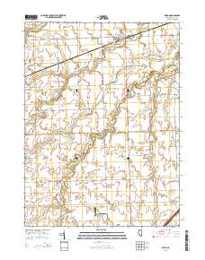 Mazon 2015 topographic map thumbnail