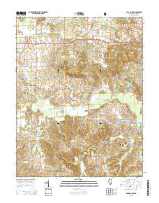 Crab Orchard 2015 topographic map thumbnail