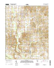 Norris City 2015 topographic map thumbnail