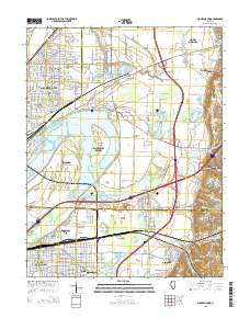 Monks Mound 2015 topographic map thumbnail