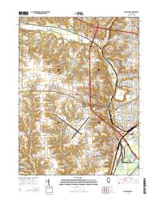 Peoria West 2015 topographic map thumbnail
