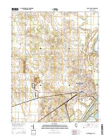 Mount Carmel 2015 topographic map thumbnail