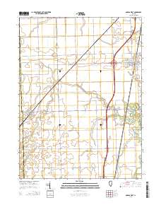 Onarga West 2015 topographic map thumbnail