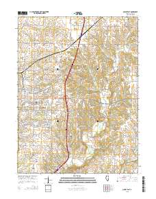 Quincy East 2015 topographic map thumbnail