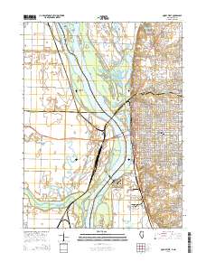 Quincy West 2015 topographic map thumbnail