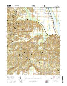 Saline Mines 2015 topographic map thumbnail