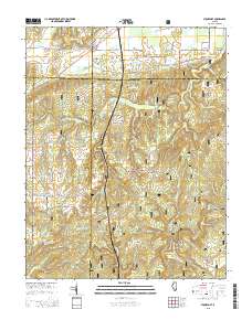 Stonefort 2015 topographic map thumbnail