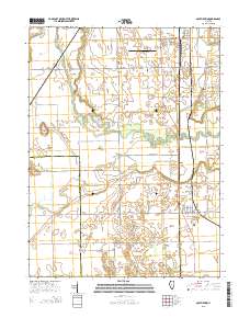 South Pekin 2015 topographic map thumbnail