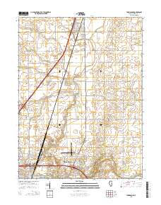 Thomasboro 2015 topographic map thumbnail