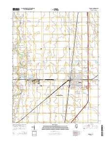 Tuscola 2015 topographic map thumbnail