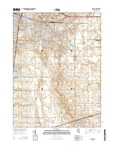 Urbana 2015 topographic map thumbnail