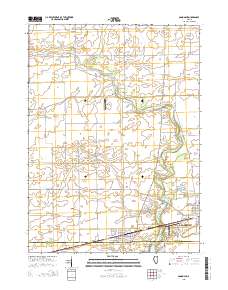 Somonauk 2015 topographic map thumbnail