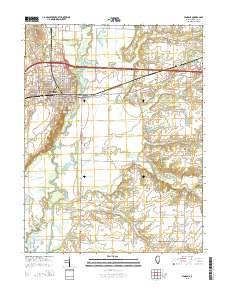 Vandalia 2015 topographic map thumbnail