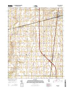Tolono 2015 topographic map thumbnail