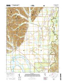 Tamms 2015 topographic map thumbnail