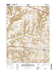 Yates City 2015 topographic map thumbnail