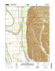 Wolf Lake 2015 topographic map thumbnail