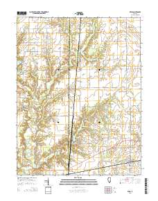 Xenia 2015 topographic map thumbnail