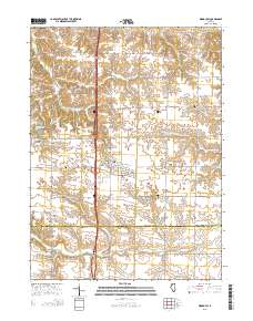 Woodhull 2015 topographic map thumbnail