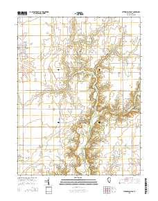 Stewardson East 2015 topographic map thumbnail