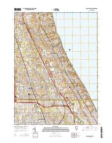 Highland Park 2015 topographic map thumbnail