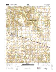 Coulterville 2015 topographic map thumbnail