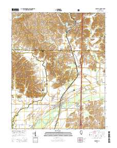 Dongola 2015 topographic map thumbnail