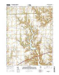 Clarksville 2015 topographic map thumbnail